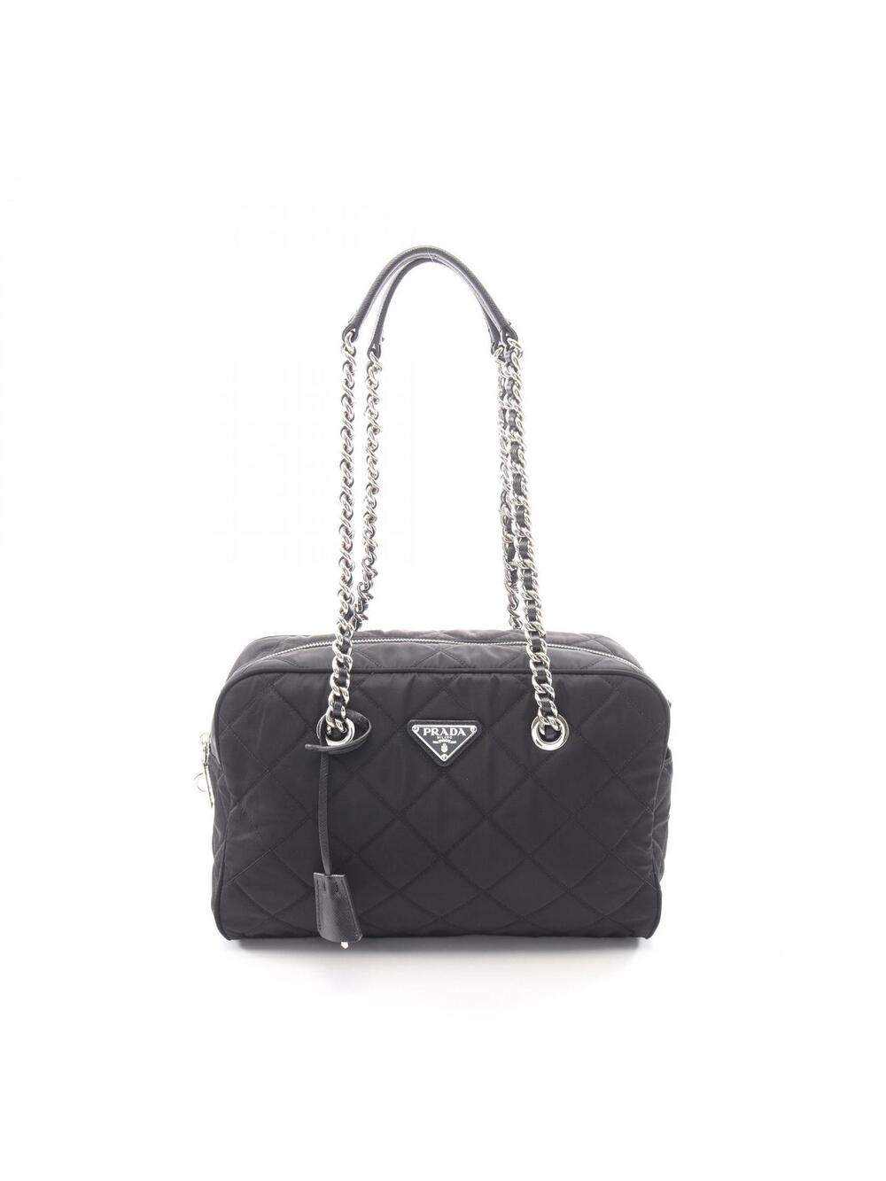 Prada Tessuto Impuntu Chain Shoulder #342576P14B